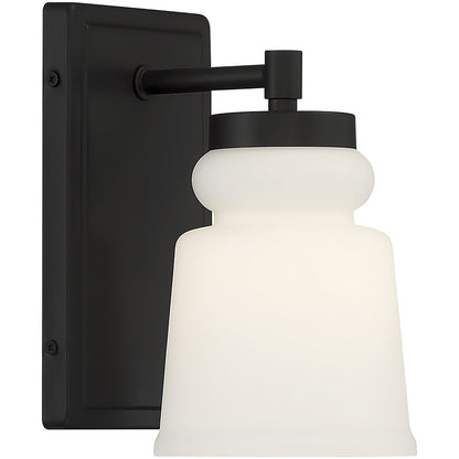 Meridian Lite Trends 1-Light Wall Sconce in Matte Black M90073MBK