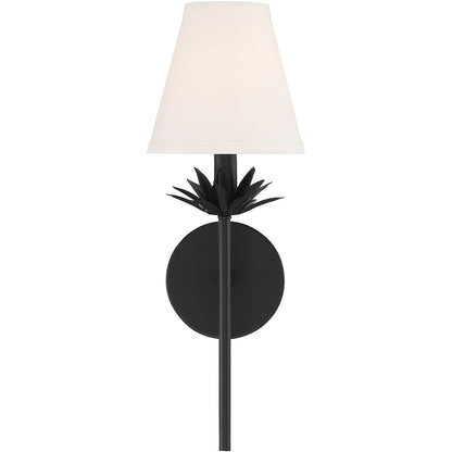 Meridian Lite Trends 1-Light Wall Sconce in Matte Black M90077MBK