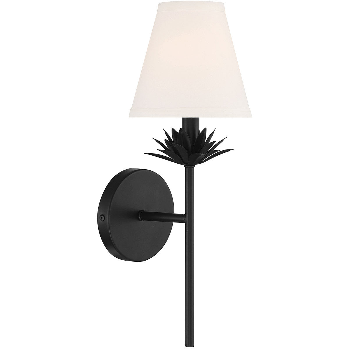 Meridian 1-Light Wall Sconce in Matte Black M90077MBK