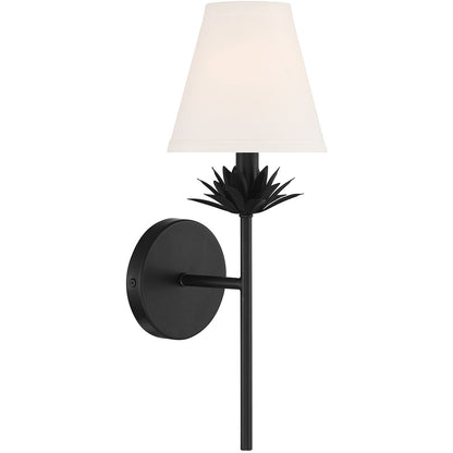 Meridian 1-Light Wall Sconce in Matte Black M90077MBK