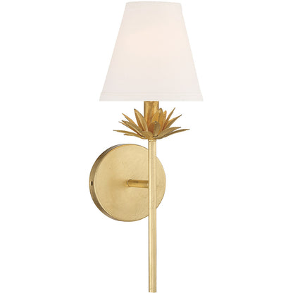 Meridian Lite Trends 1-Light Wall Sconce in True Gold M90077TG