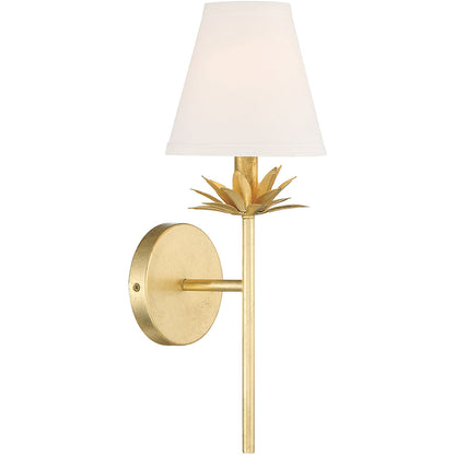 Meridian 1-Light Wall Sconce in True Gold M90077TG