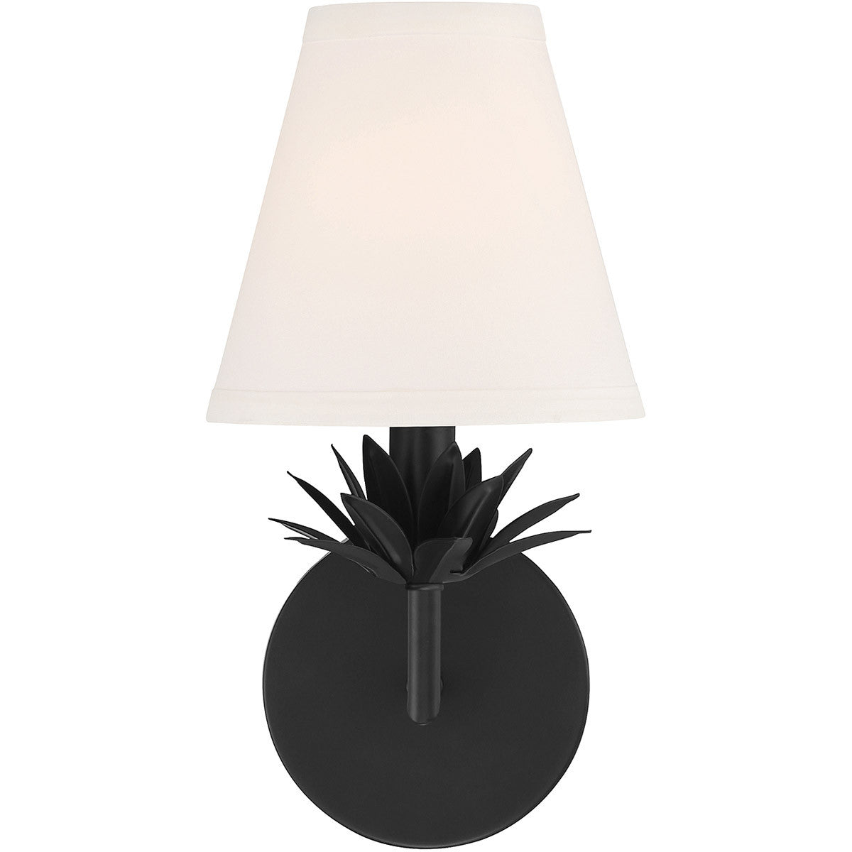 Meridian Lite Trends 1-Light Wall Sconce in Matte Black M90078MBK