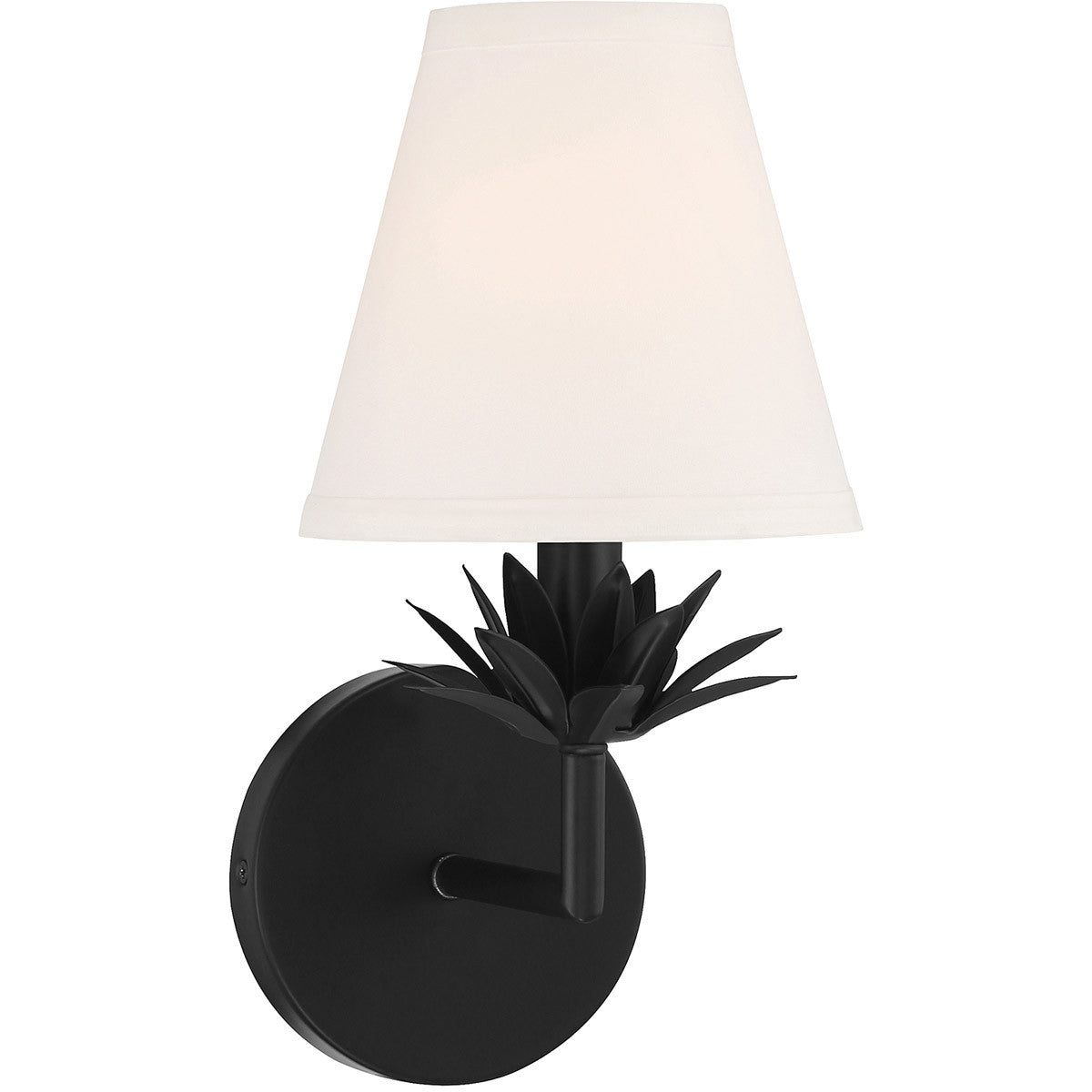 Meridian Lite Trends 1-Light Wall Sconce in Matte Black M90078MBK