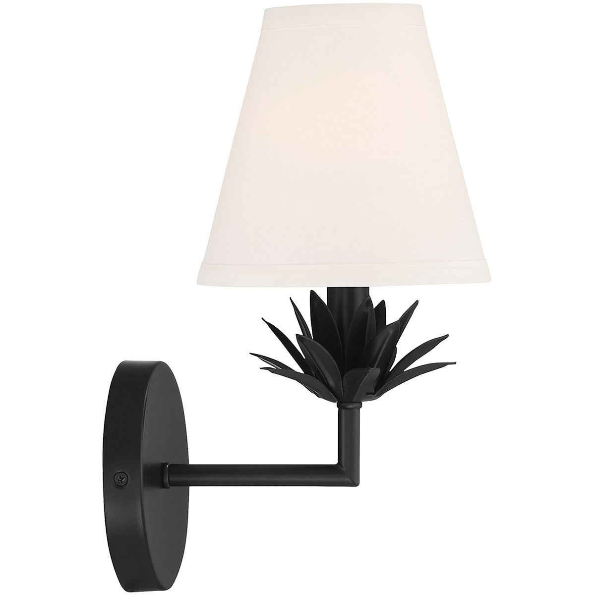 Meridian Lite Trends 1-Light Wall Sconce in Matte Black M90078MBK