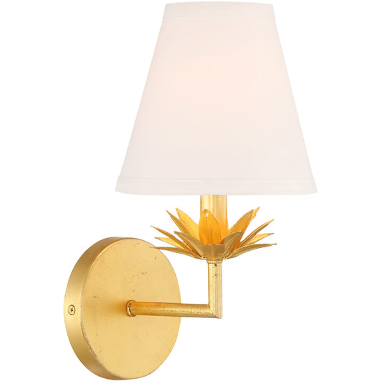 Meridian 1-Light Wall Sconce in True Gold M90078TG