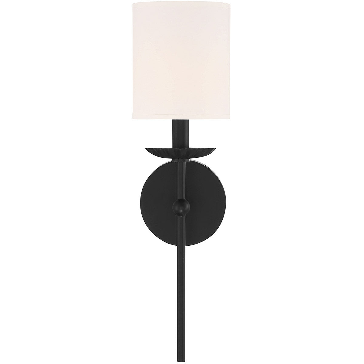 Meridian Lite Trends 1-Light Wall Sconce in Matte Black M90079MBK