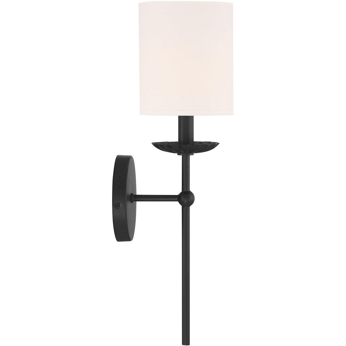 Meridian Lite Trends 1-Light Wall Sconce in Matte Black M90079MBK