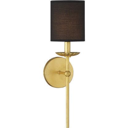 Meridian Lite Trends 1-Light Wall Sconce in True Gold M90079TG