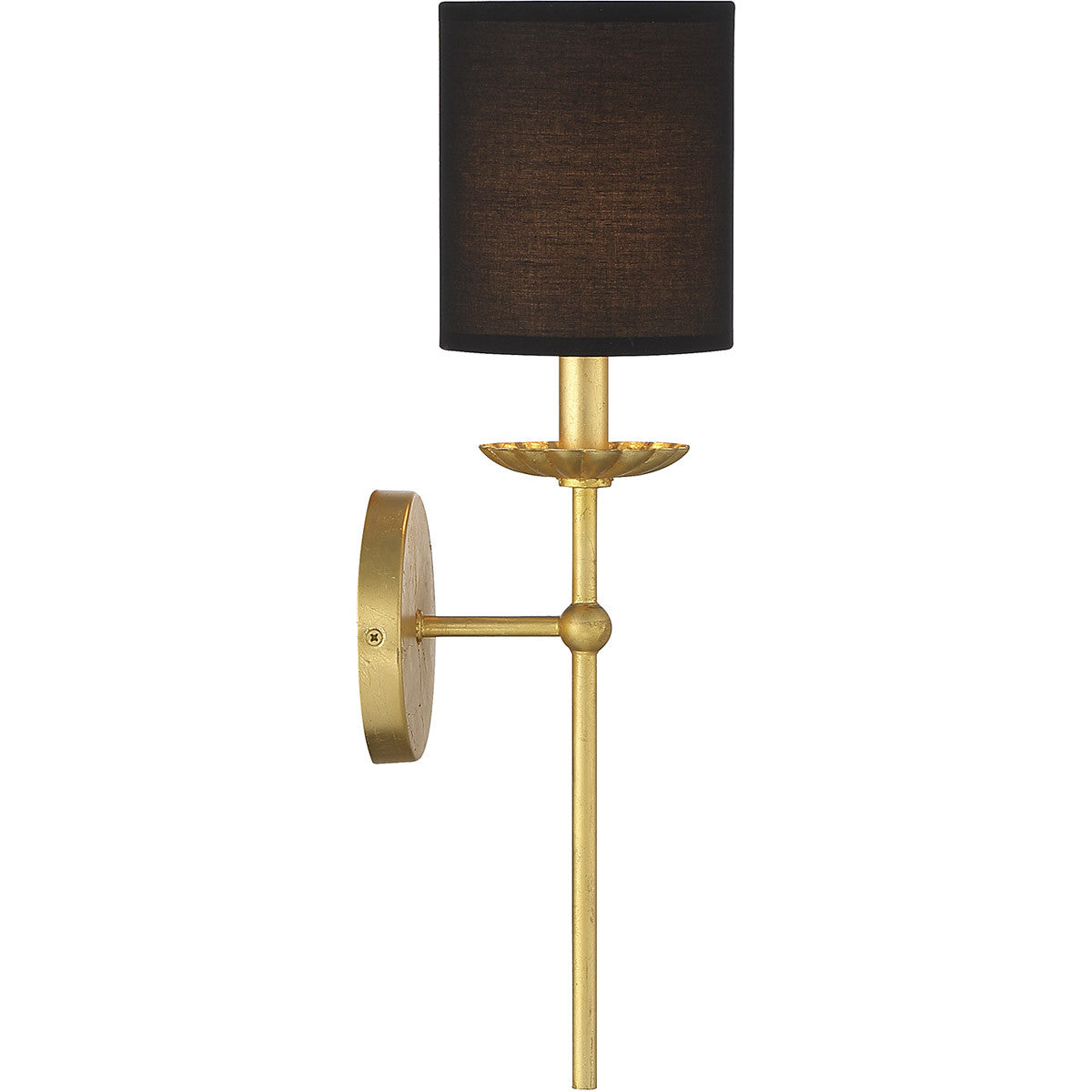 Meridian Lite Trends 1-Light Wall Sconce in True Gold M90079TG