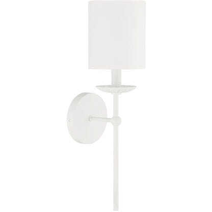 Meridian Lite Trends 1-Light Wall Sconce in White M90079WH