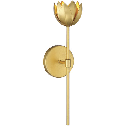 Meridian Lite Trends 1-Light LED Wall Sconce in True Gold M90081TG