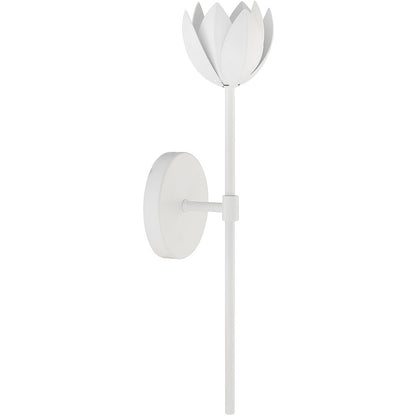 Meridian Lite Trends 1-Light LED Wall Sconce in White M90081WH