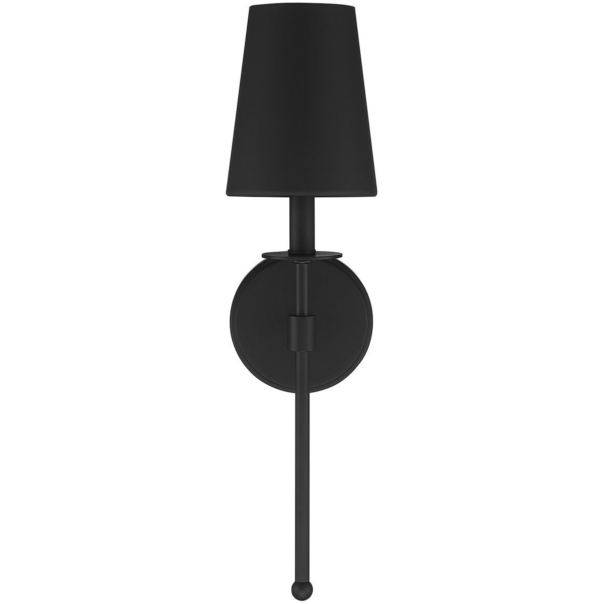 Meridian Lite Trends 1-Light Wall Sconce in Matte Black M90084MBK