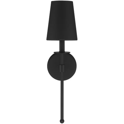 Meridian Lite Trends 1-Light Wall Sconce in Matte Black M90084MBK