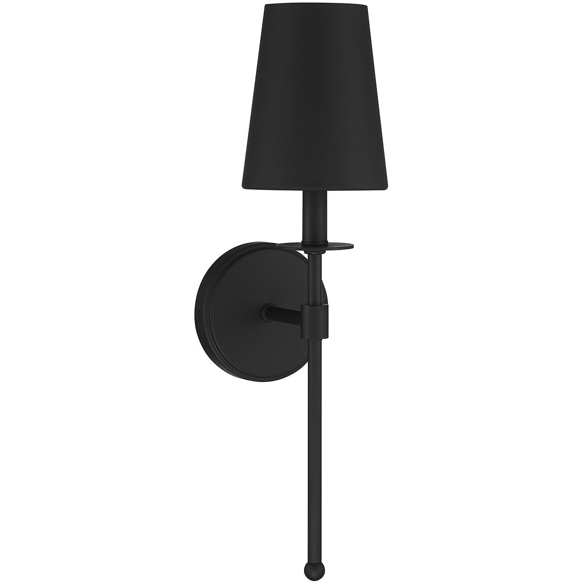 Meridian Lite Trends 1-Light Wall Sconce in Matte Black M90084MBK