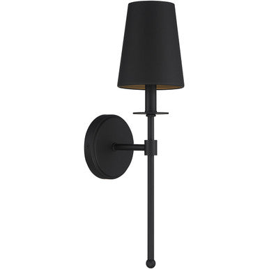 Meridian Lite Trends 1-Light Wall Sconce in Matte Black M90084MBK