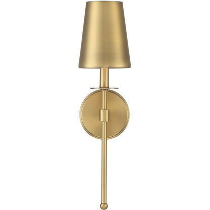 Meridian Lite Trends 1-Light Wall Sconce in Natural Brass M90084NB