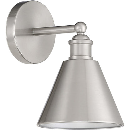 Meridian Lite Trends 1-Light Wall Sconce in Brushed Nickel M90087BN