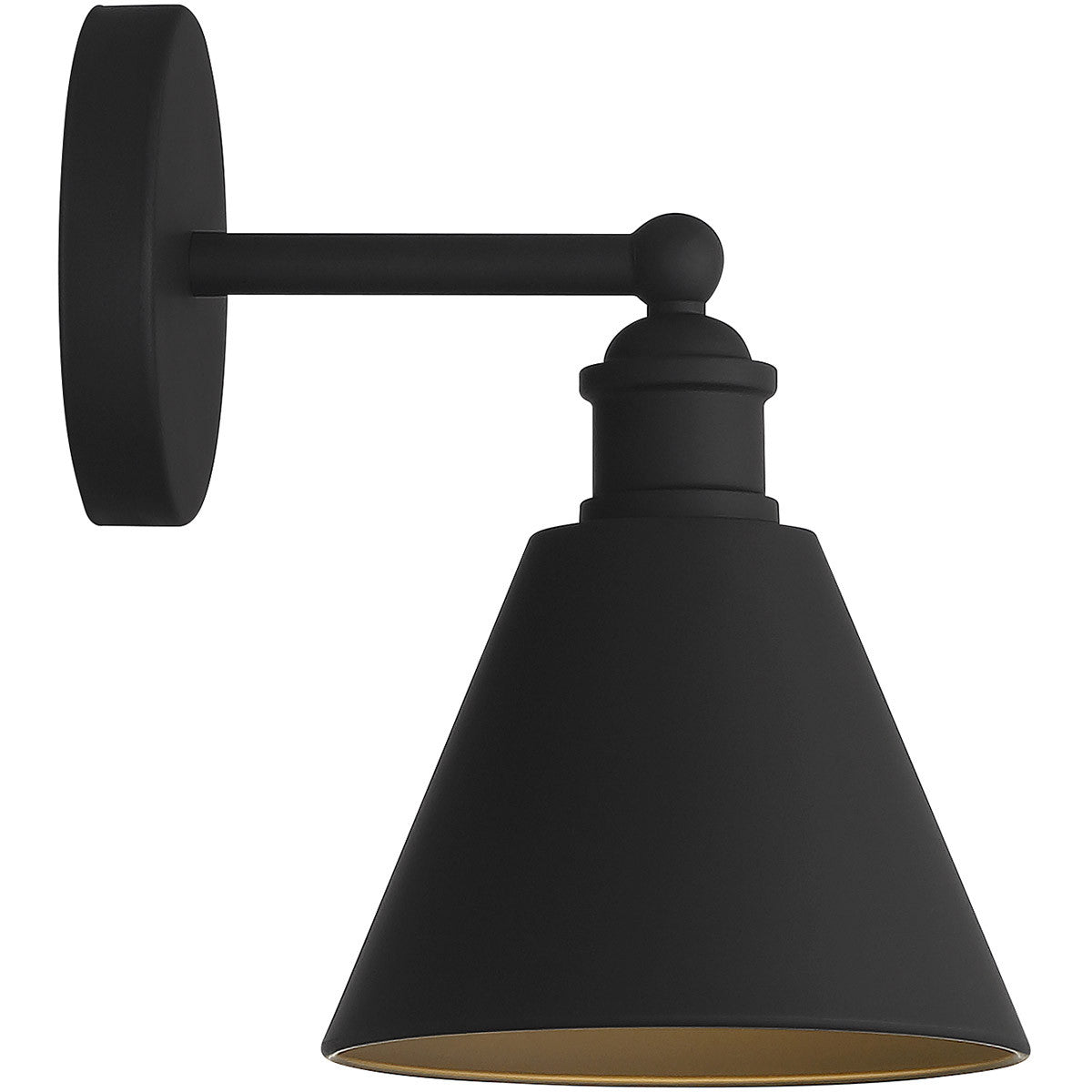 Meridian Lite Trends 1-Light Wall Sconce in Matte Black M90087MBK