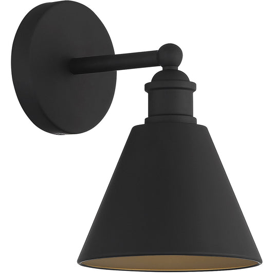 Meridian 1-Light Wall Sconce in Matte Black M90087MBK