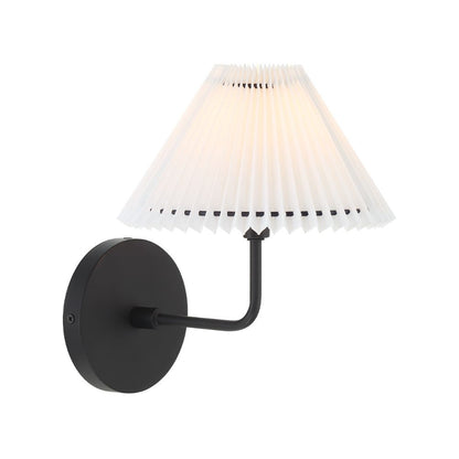 Meridian Lite Trends 1-Light Wall Sconce in Matte Black M90105MBK