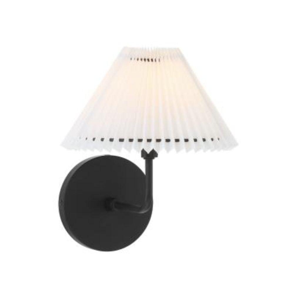 Meridian Lite Trends 1-Light Wall Sconce in Matte Black M90105MBK