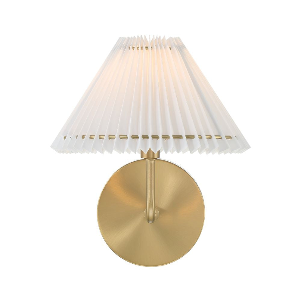 Meridian Lite Trends 1-Light Wall Sconce in Natural Brass M90105NB