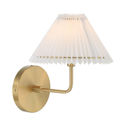 Meridian Lite Trends 1-Light Wall Sconce in Natural Brass M90105NB