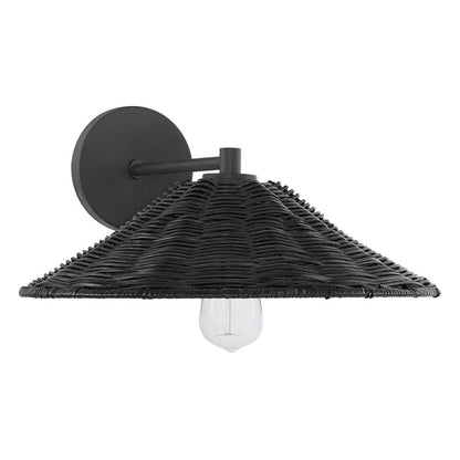 Meridian Lite Trends 1-Light Wall Sconce in Matte Black M90106MBK