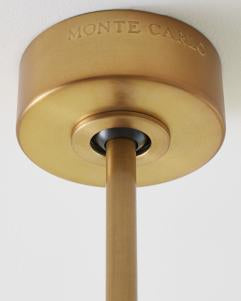 Visual Comfort Fan Adler 60" Ceiling Fan - Burnished Brass, Handheld Remote, 6-speed, Reverse, indoor/outdoor 3ADR60BBS