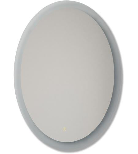 Craftmade LED Oval Mirror 30" x 24" in White MIR101-W