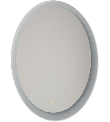 Craftmade LED Oval Mirror 30" x 24" in White MIR101-W