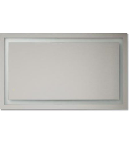 Craftmade LED Rectangle Mirror 60" x 32" in White MIR104-W