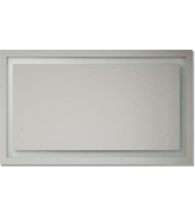 Craftmade LED Rectangle Mirror 60" x 32" in White MIR104-W