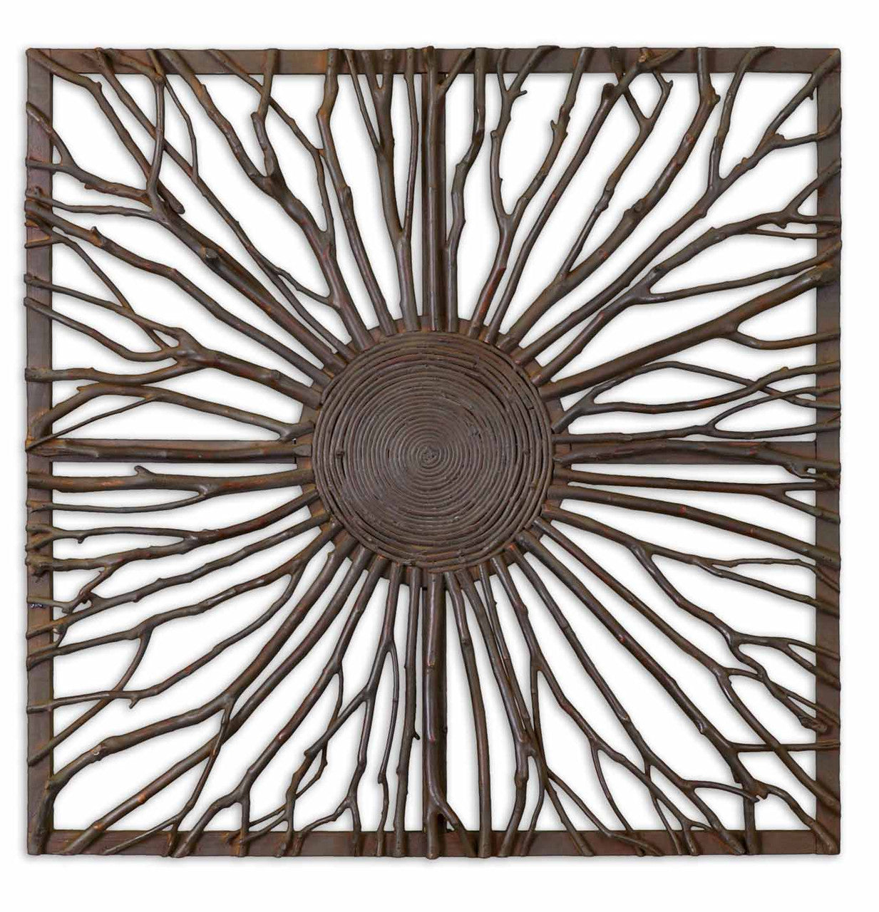 Uttermost Josiah Square Wooden Wall Art 13777