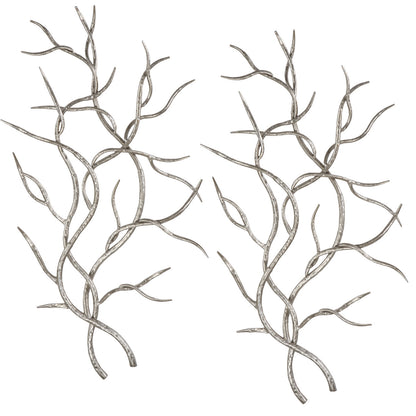 Uttermost Silver Branches Wall Art S/2 04053