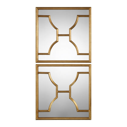 Uttermost Misa Gold Square Mirrors S/2 09268