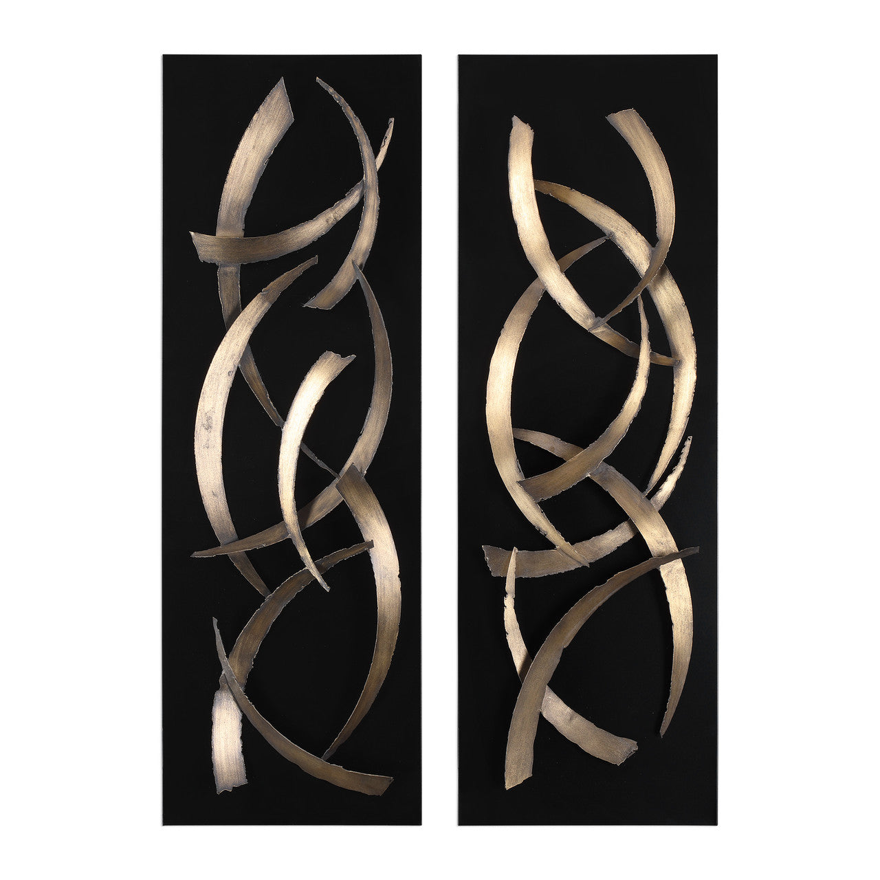 Uttermost Brushstrokes Metal Wall Art, S/2 04139