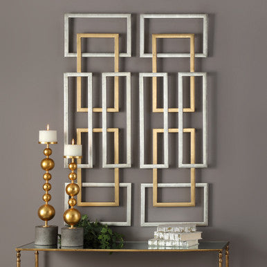 Uttermost Erin Geometric Wall Art, S/2 04145