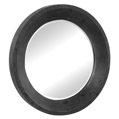 Uttermost Frazier Round Industrial Mirror 09589