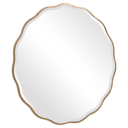 Uttermost Aneta Gold Round Mirror 09611