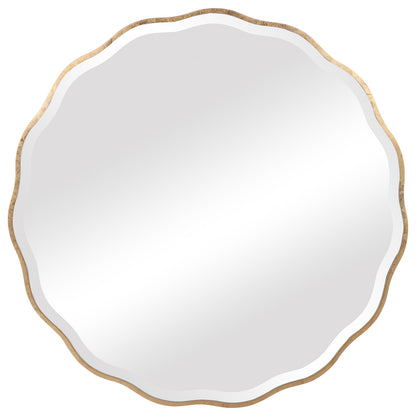 Uttermost Aneta Gold Round Mirror 09611