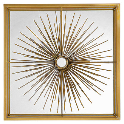 Uttermost Starlight Mirrored Brass Wall Decor 04304