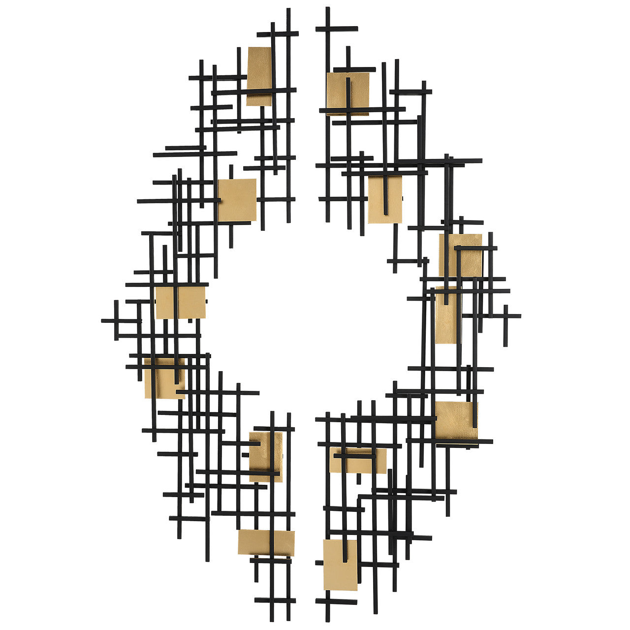 Uttermost Reflection Metal Grid Wall Decor, S/2 04305