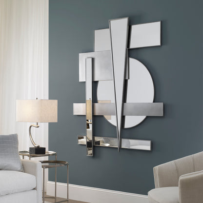 Uttermost Wedge Mirrored Modern Wall Decor 04306