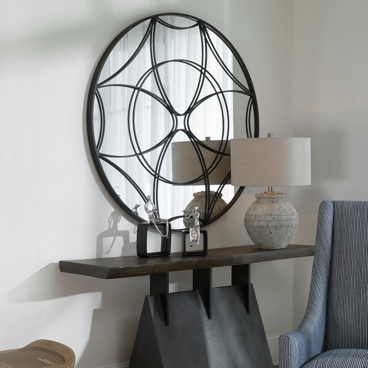 Uttermost Jocasta Mirrored Circular Wall Decor 04307