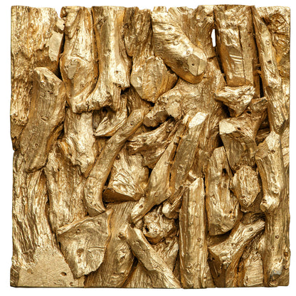 Uttermost Rio Gold Wood Wall Decor 04327