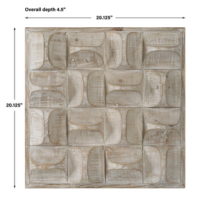 Uttermost Pickford Wood Wall Decor Natural 04329