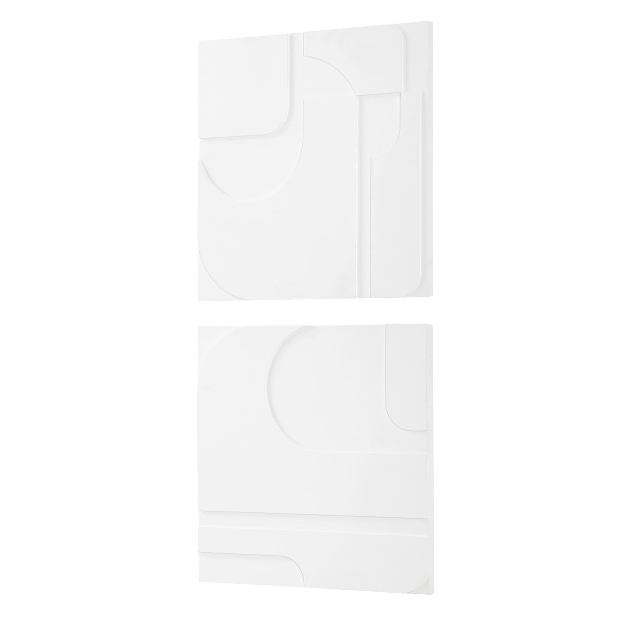 Uttermost Contours White Wall Decor, S/2 04373